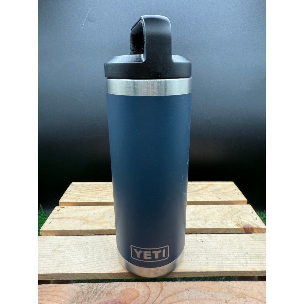 YETI Rambler 18 Oz Bottle - Green - Engraved